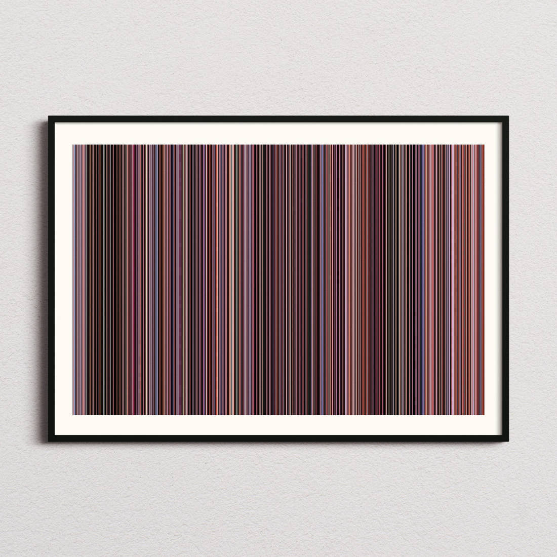 It Ends with Us Movie Barcode Poster - Barcode Only