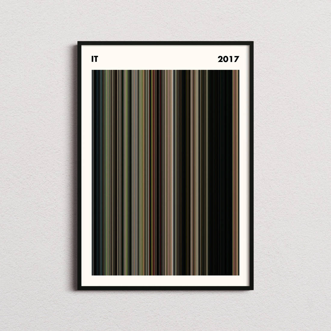 It Movie Barcode Poster - Simplified