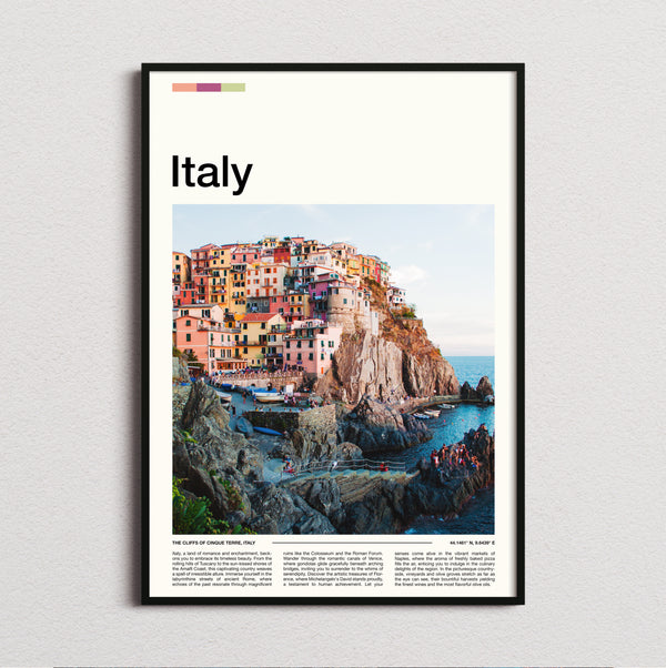 Italy - Manarola - Travel Print