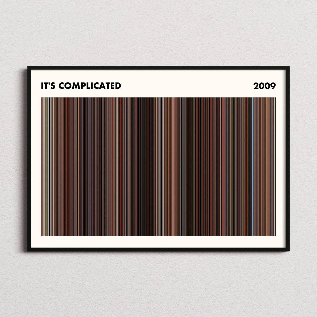 It's Complicated Movie Barcode Poster - Simplified