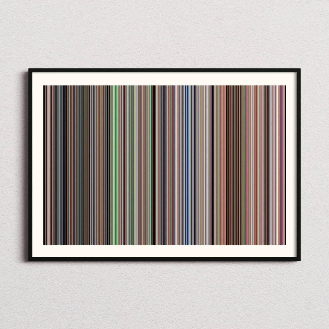 Jab We Met Movie Barcode Poster - Barcode Only