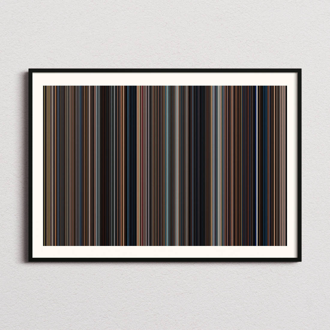 Jack Reacher Movie Barcode Poster - Barcode Only