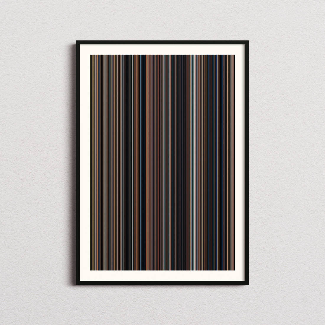 Jack Reacher Movie Barcode Poster - Barcode Only