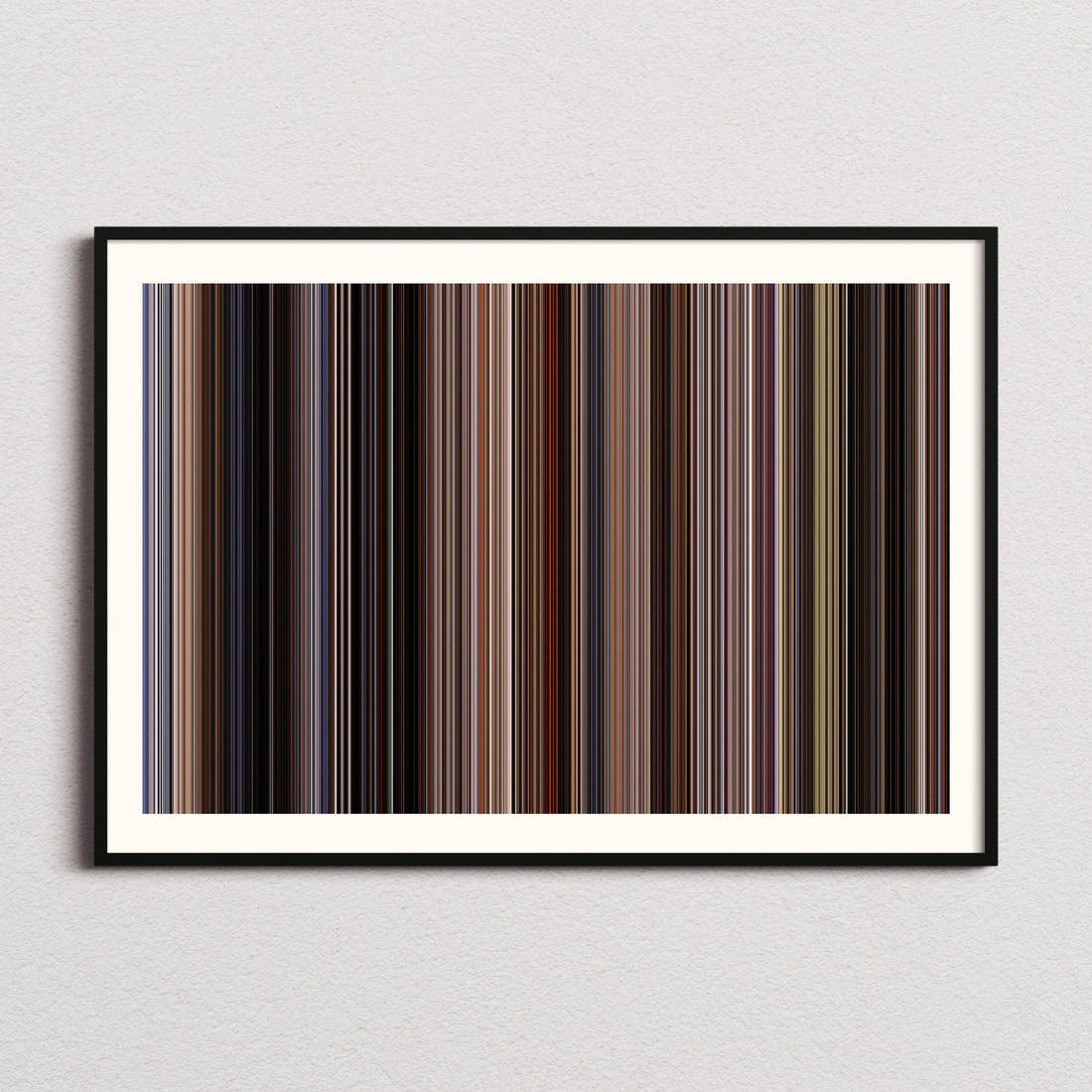 Jackie Brown Movie Barcode Poster - Barcode Only