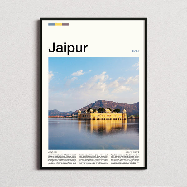 Jaipur - Jal Mahal - Travel Print