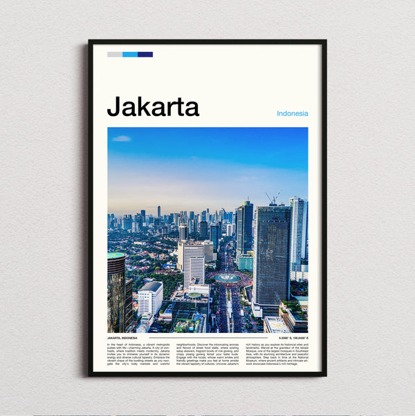 Jakarta - Travel Print