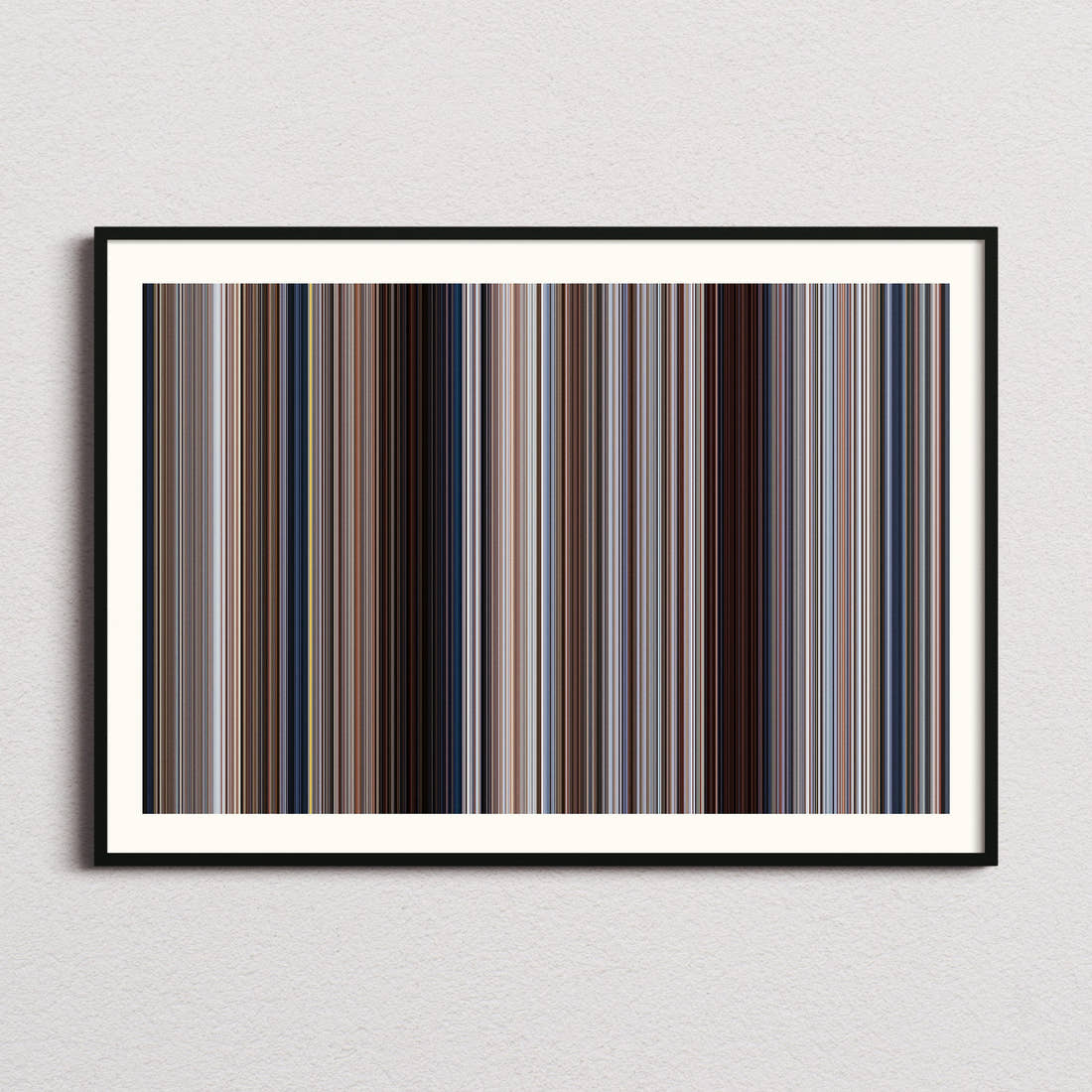 Jaws Movie Barcode Poster - Barcode Only