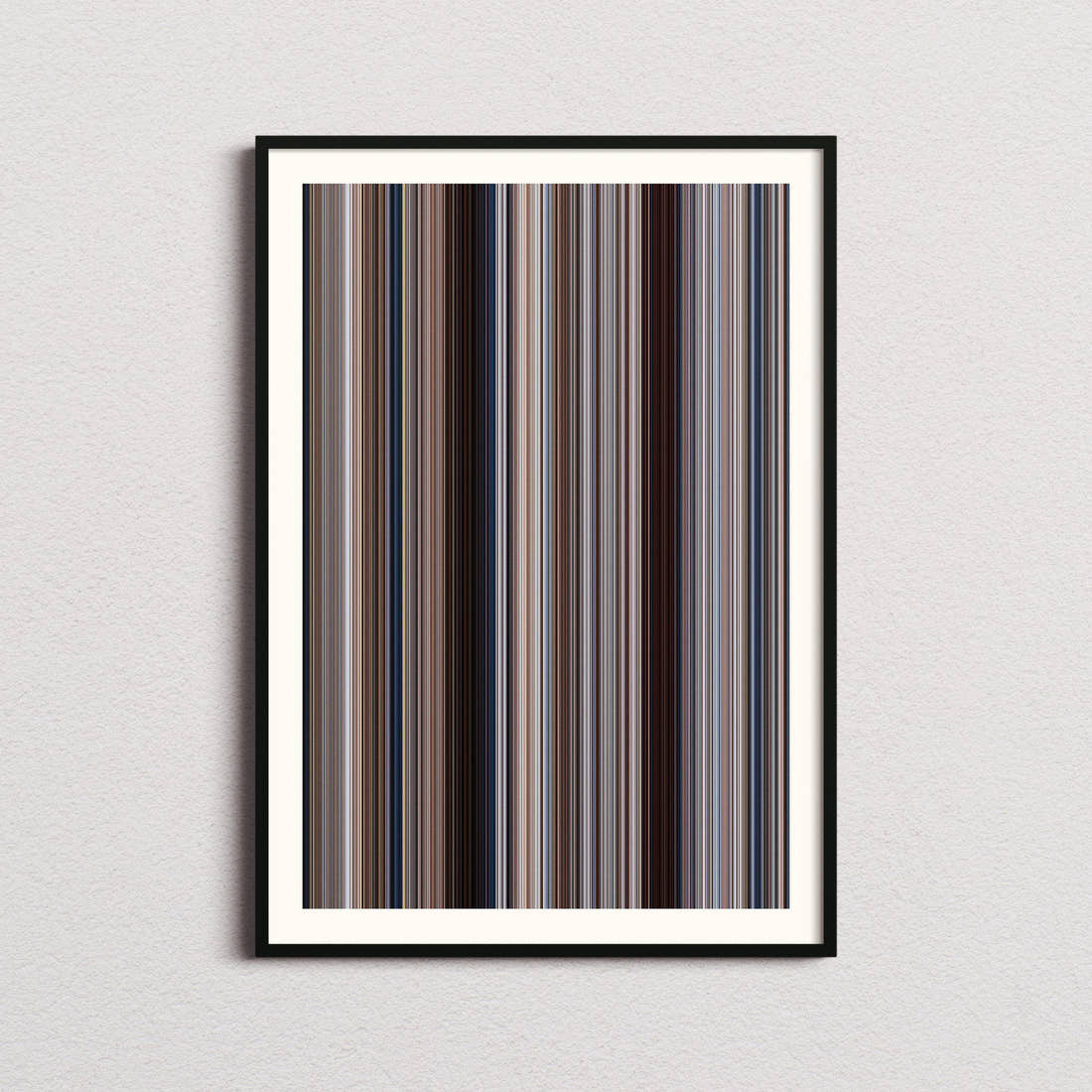 Jaws Movie Barcode Poster - Barcode Only