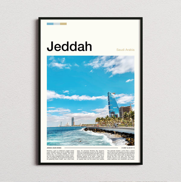 Jeddah - Corniche Waterfront - Travel Print