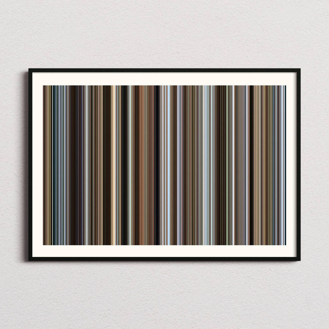 Jeremiah Johnson Movie Barcode Poster - Barcode Only