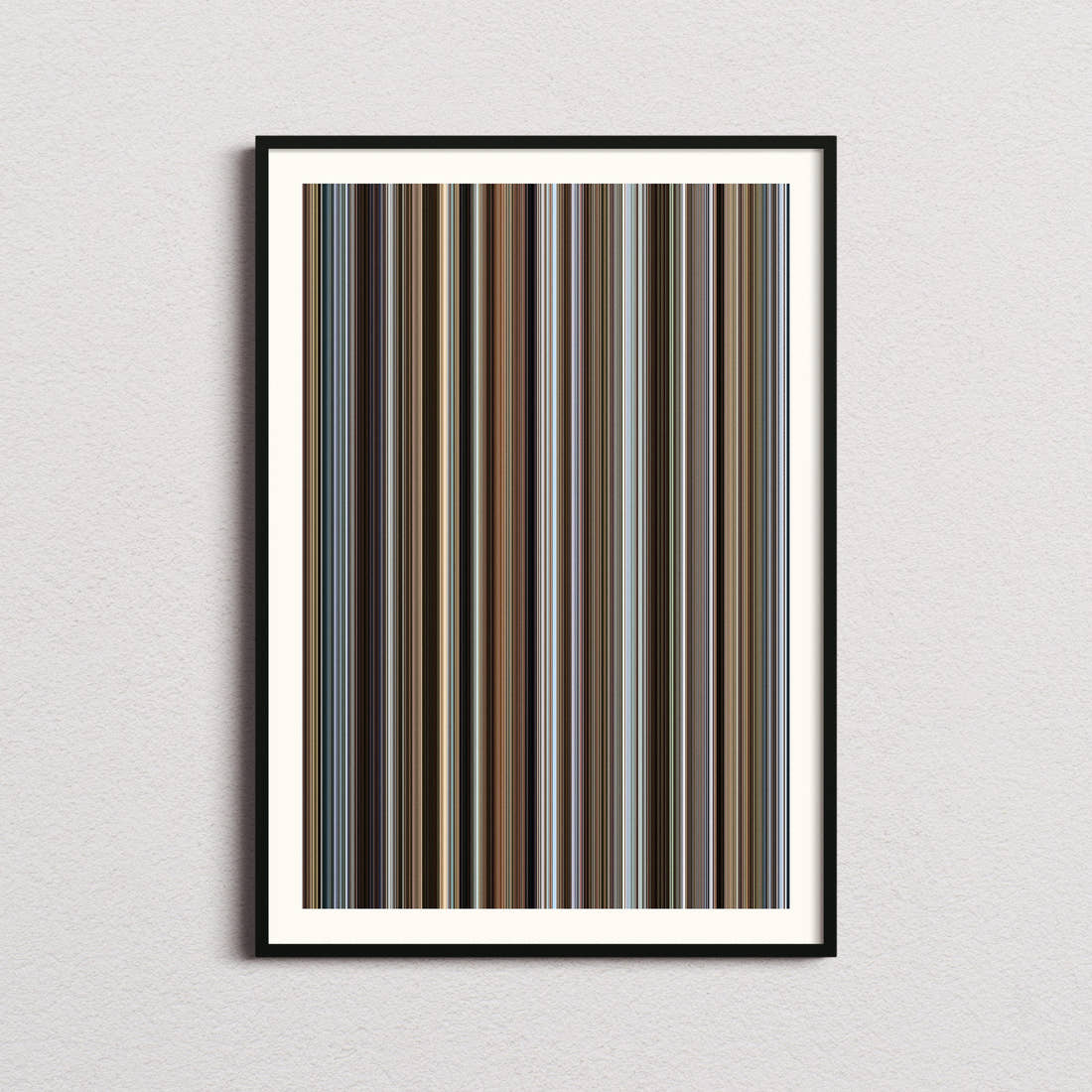 Jeremiah Johnson Movie Barcode Poster - Barcode Only