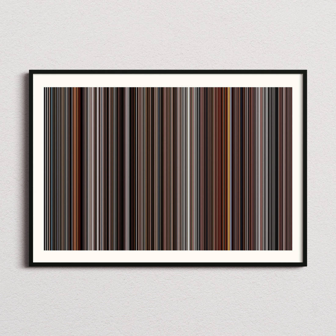 JFK Movie Barcode Poster - Barcode Only