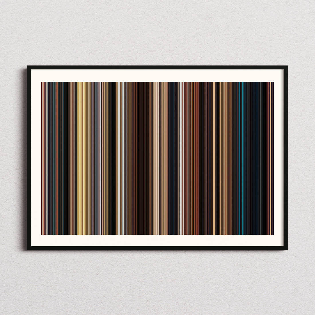 John Carter Movie Barcode Poster - Barcode Only