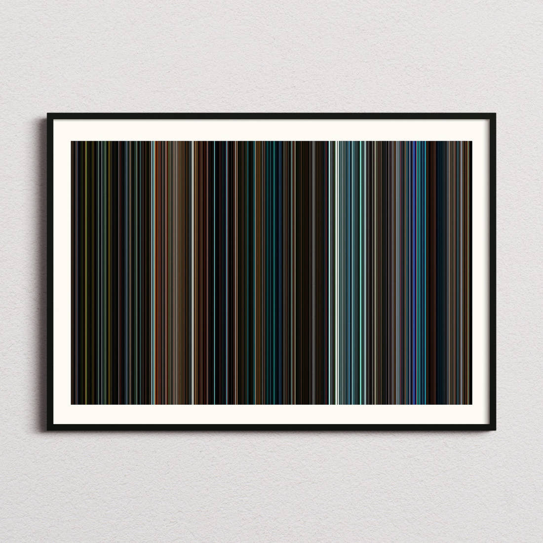 John Wick Chapter 2 Movie Barcode Poster - Barcode Only