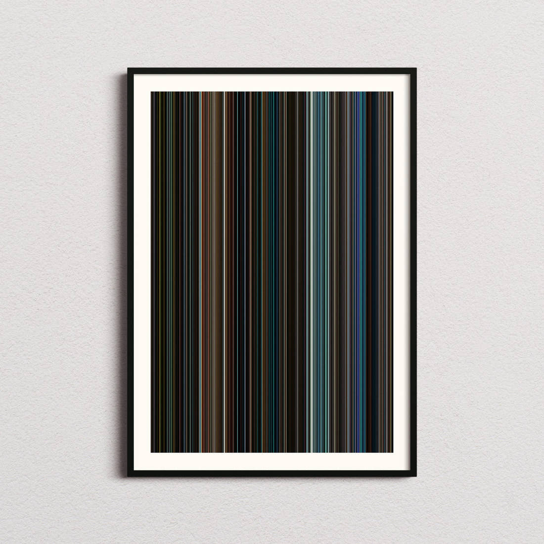 John Wick Chapter 2 Movie Barcode Poster - Barcode Only