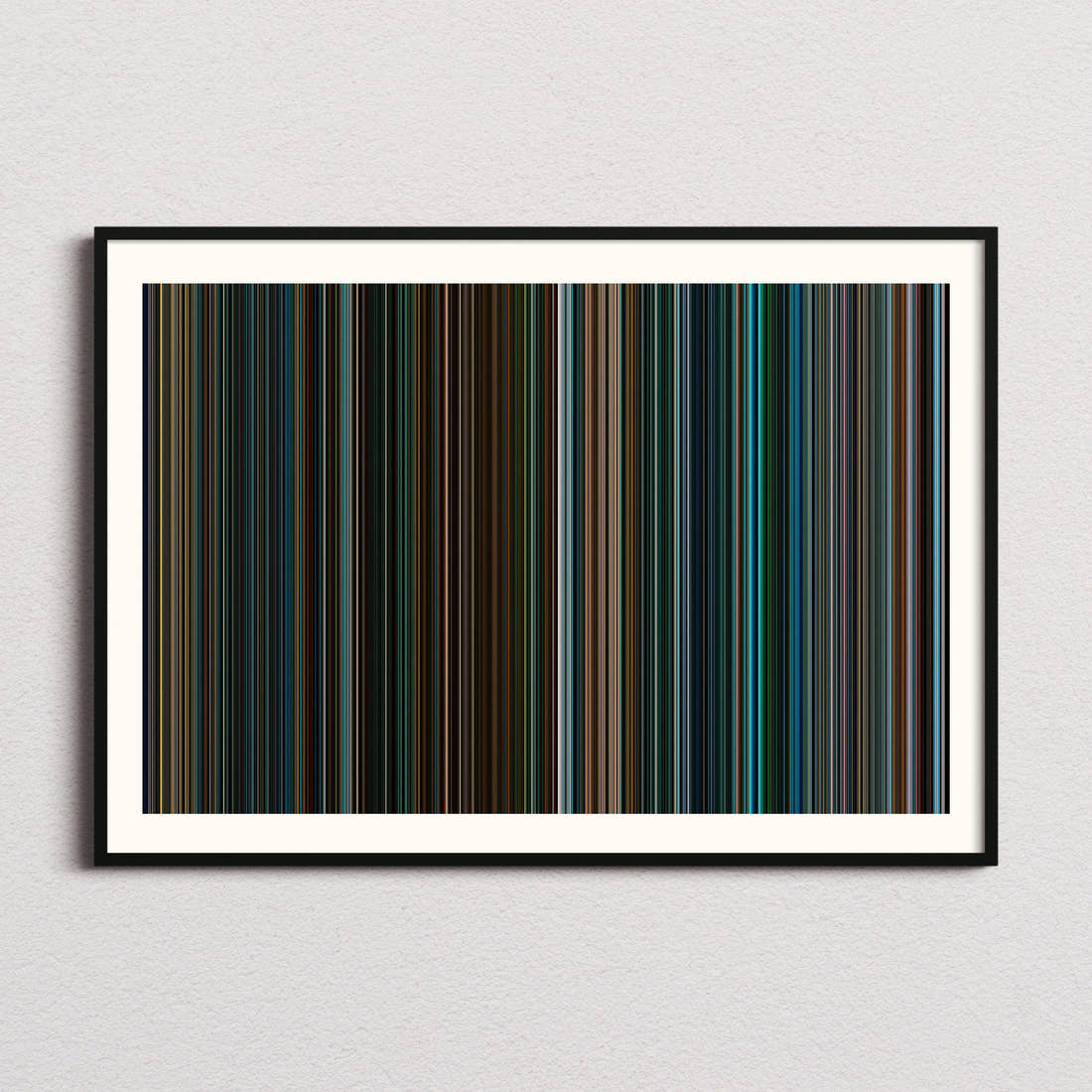 John Wick Chapter 3 Parabellum Movie Barcode Poster - Barcode Only