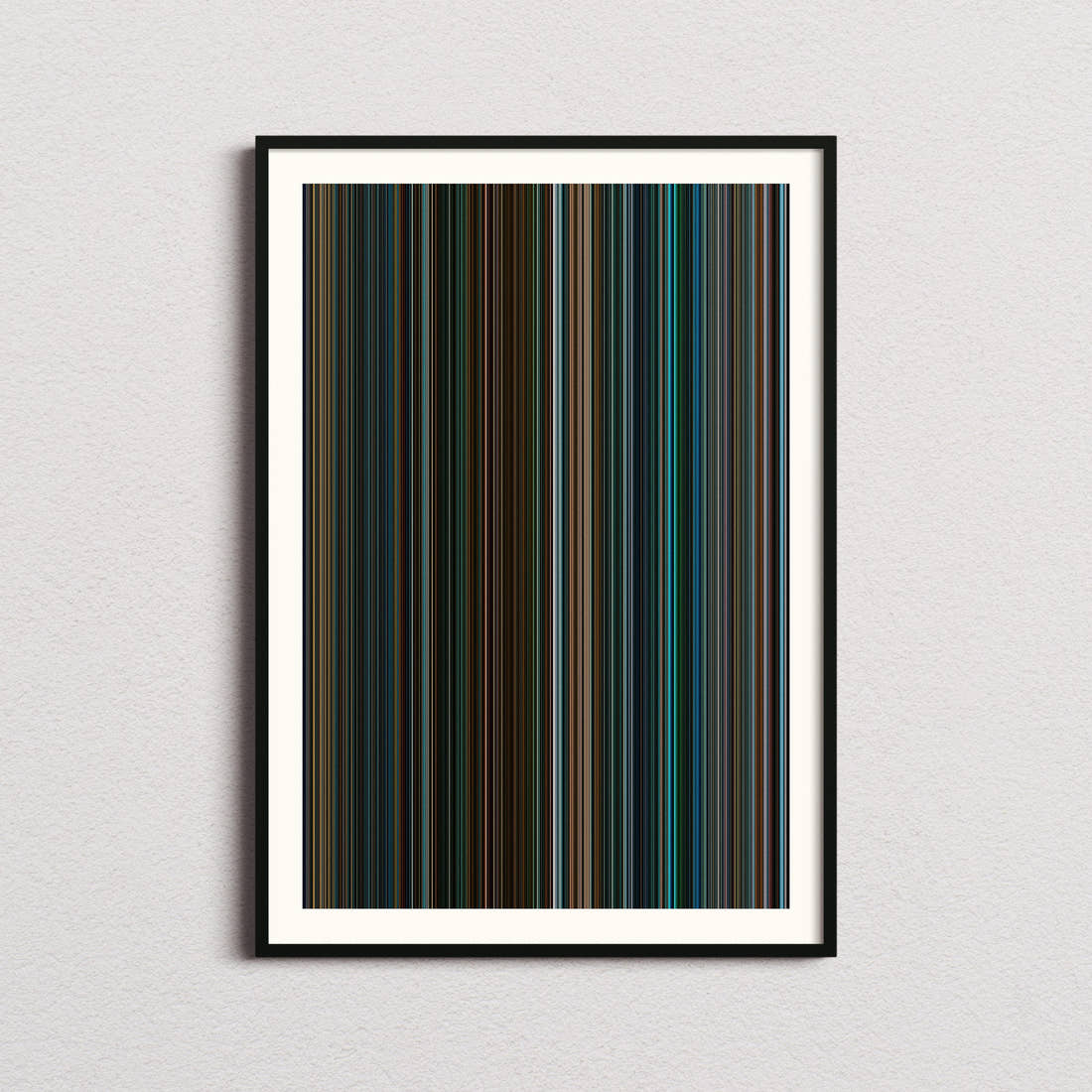 John Wick Chapter 3 Parabellum Movie Barcode Poster - Barcode Only