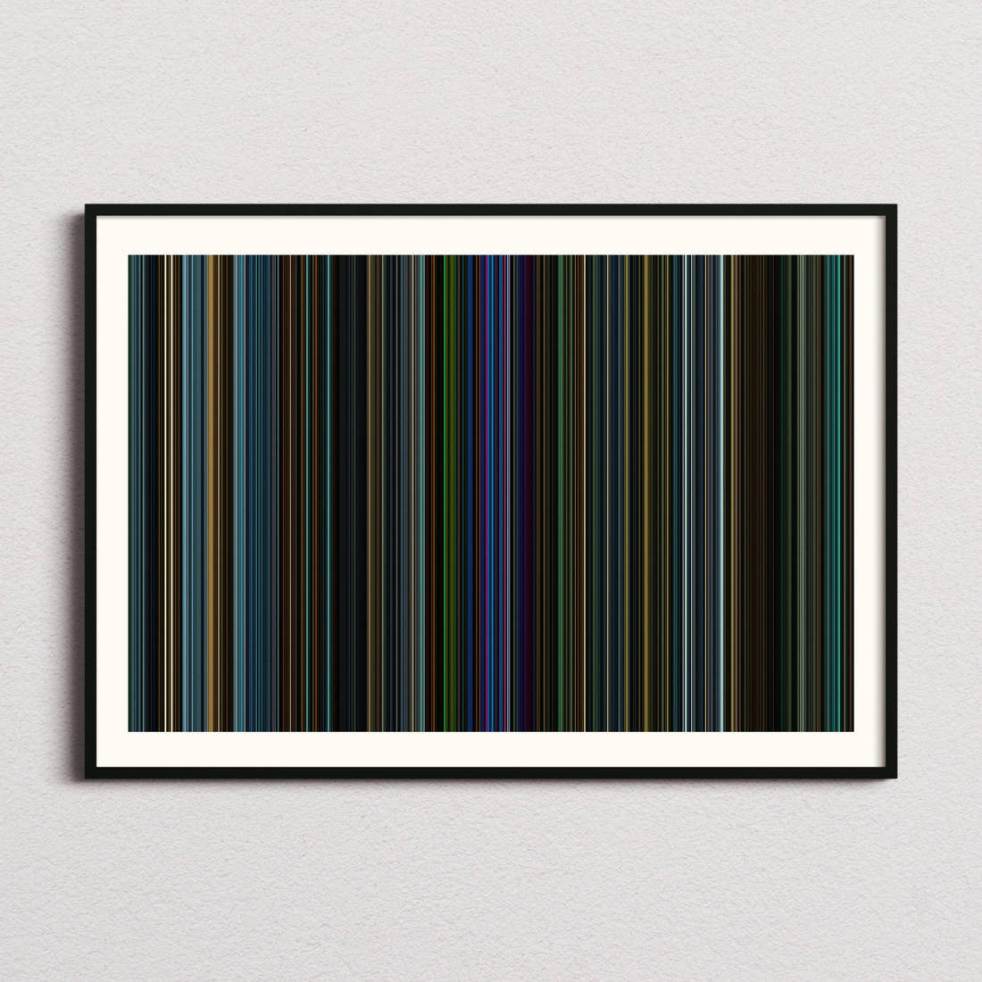 John Wick Movie Barcode Poster - Barcode Only
