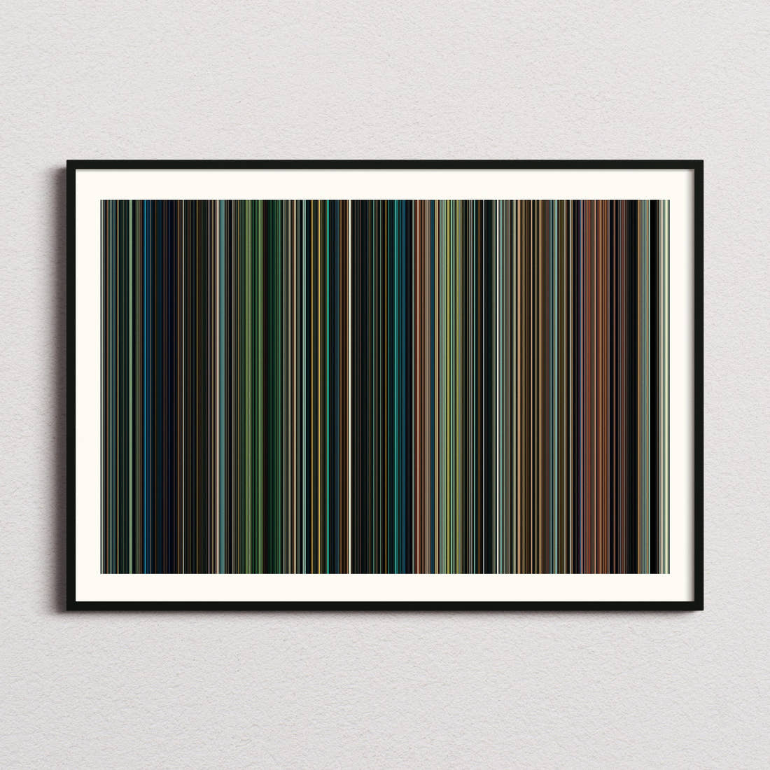 Joker Movie Barcode Poster - Barcode Only