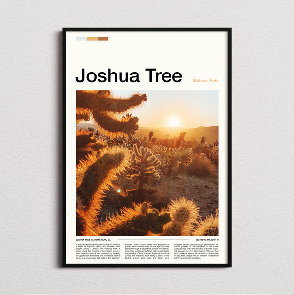 Joshua Tree - Cholla Cactus Garden - Travel Print