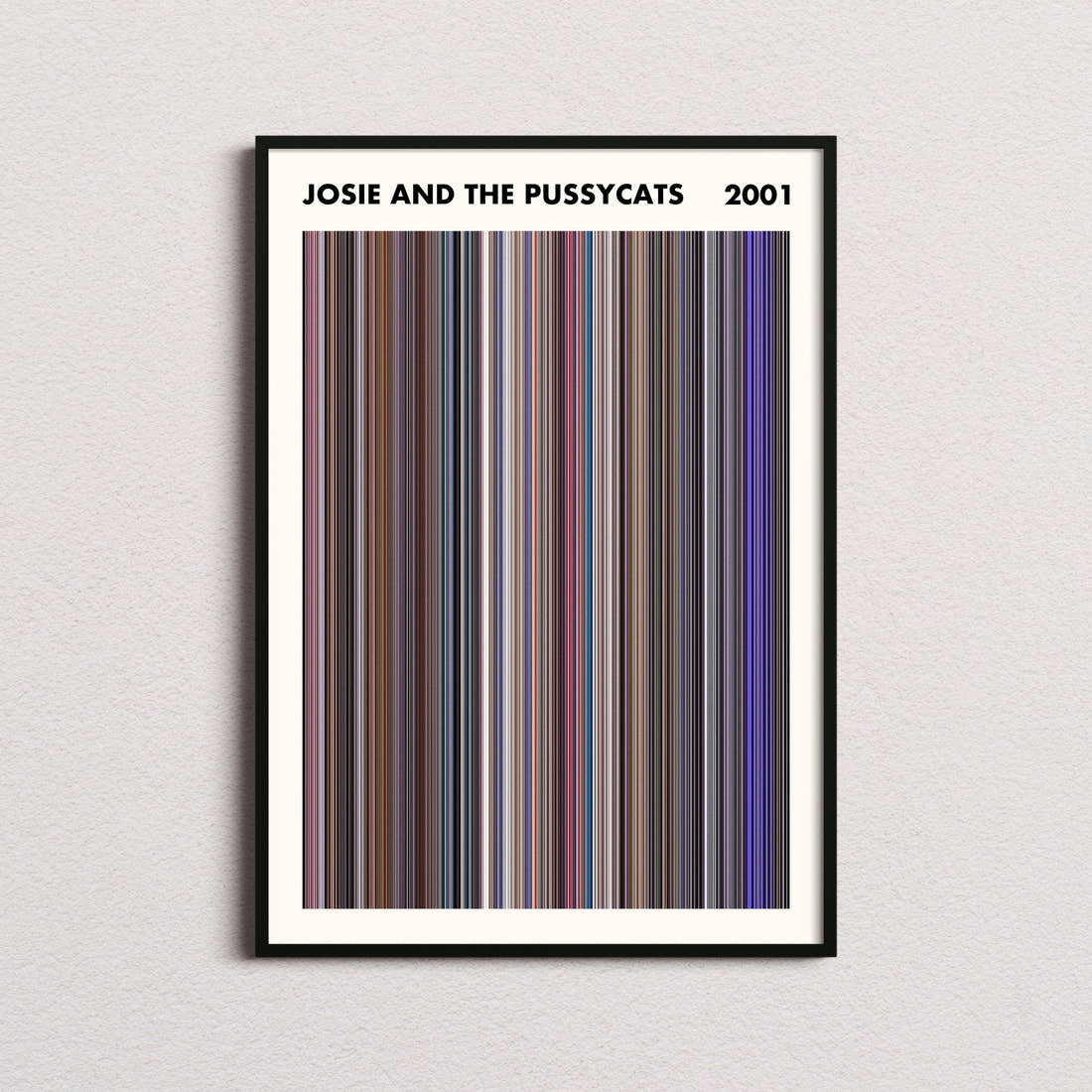 Josie and the Pussycats Movie Barcode Poster - Simplified