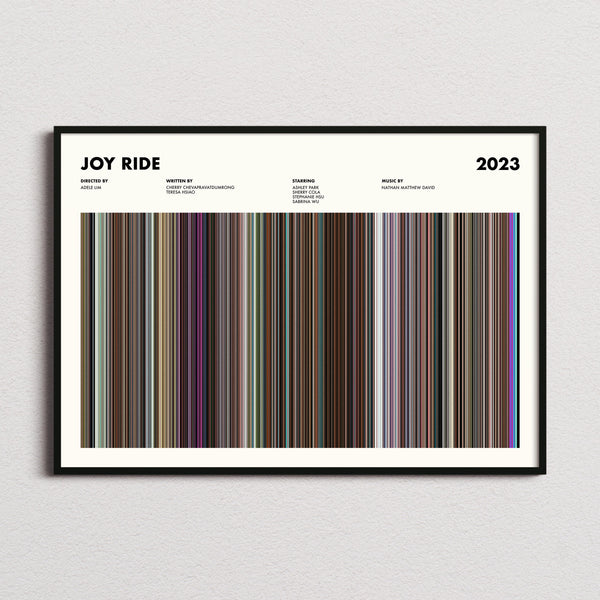 Joy Ride Movie Barcode Poster