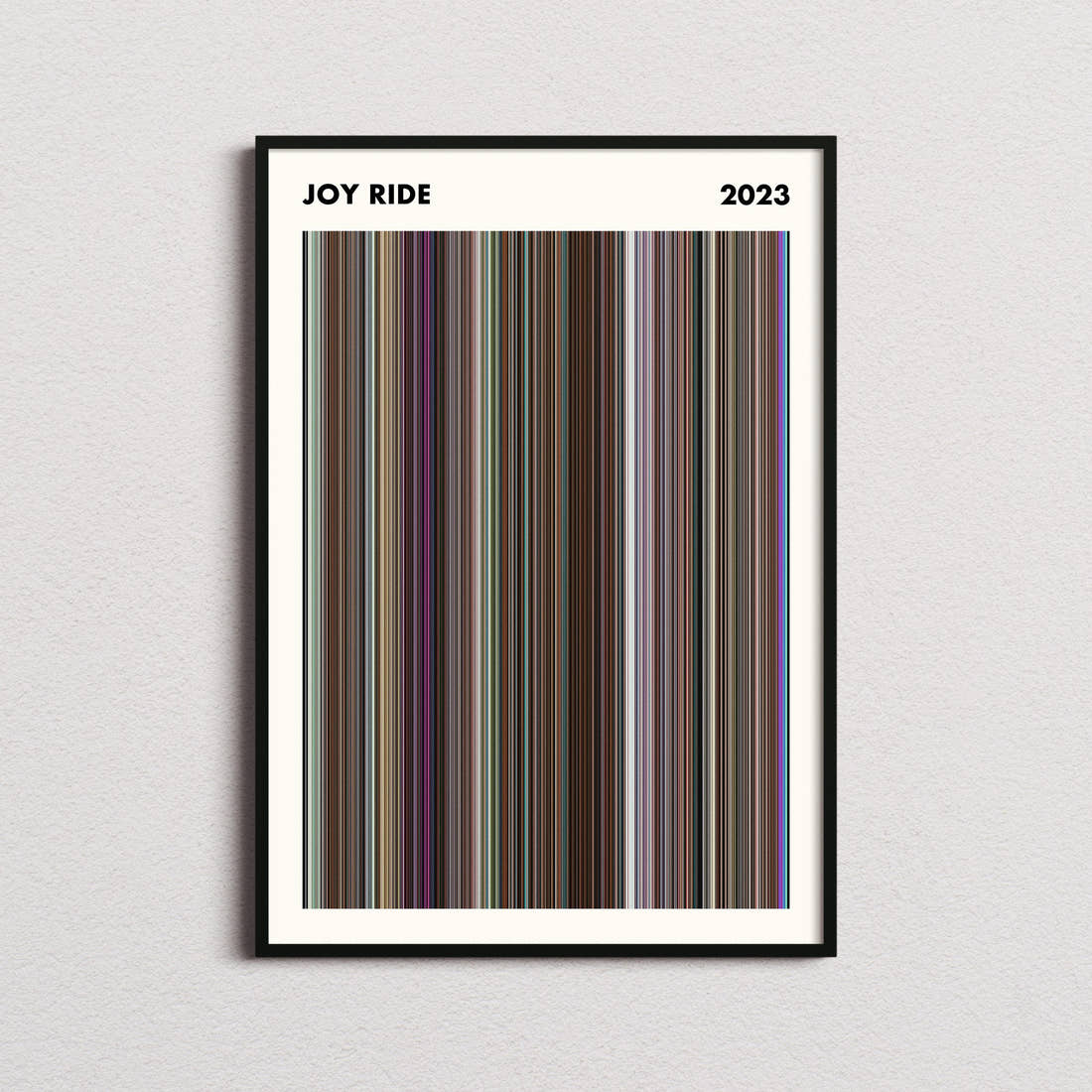 Joy Ride Movie Barcode Poster - Simplified