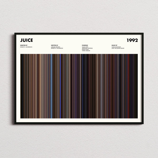 Juice Movie Barcode Poster