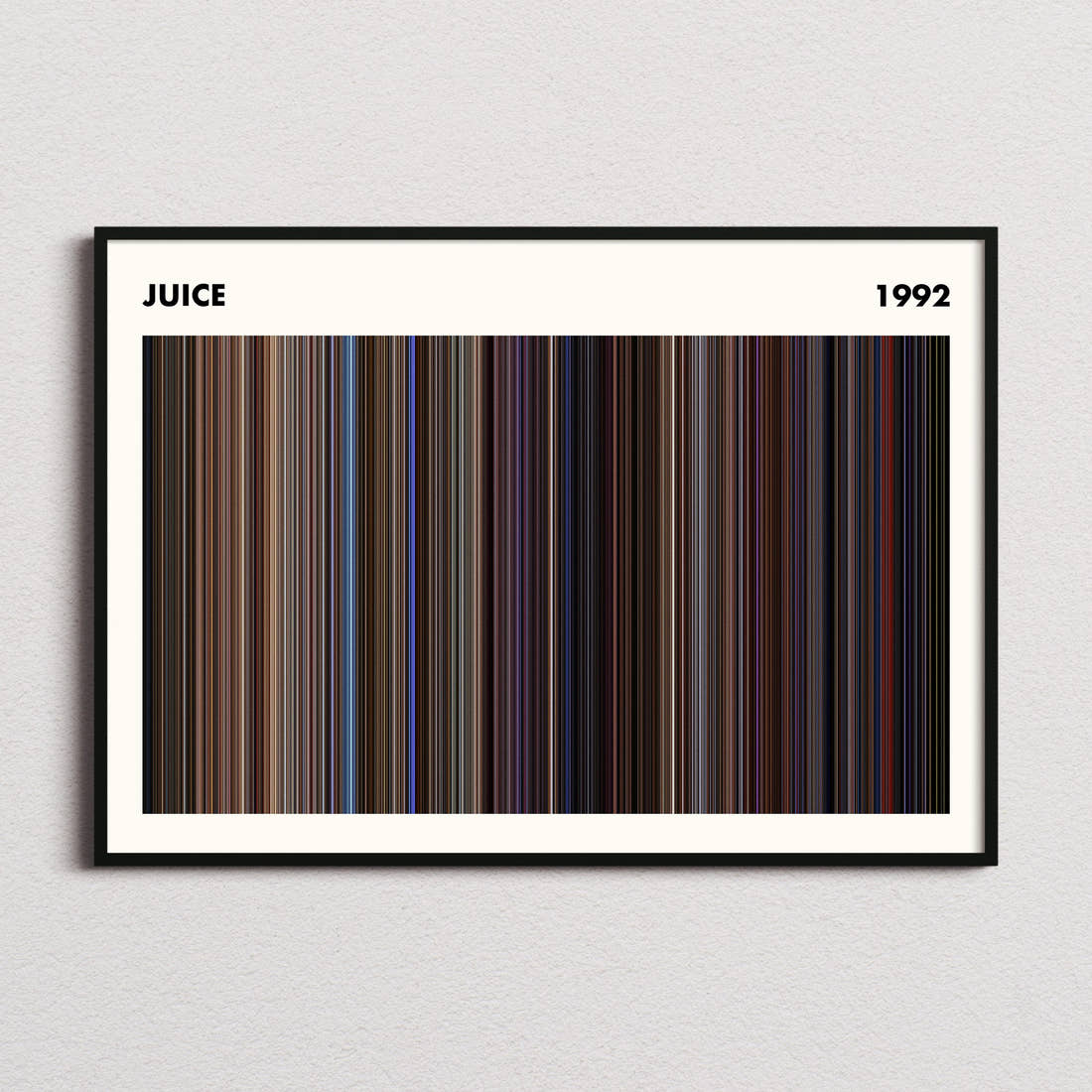Juice Movie Barcode Poster - Simplified
