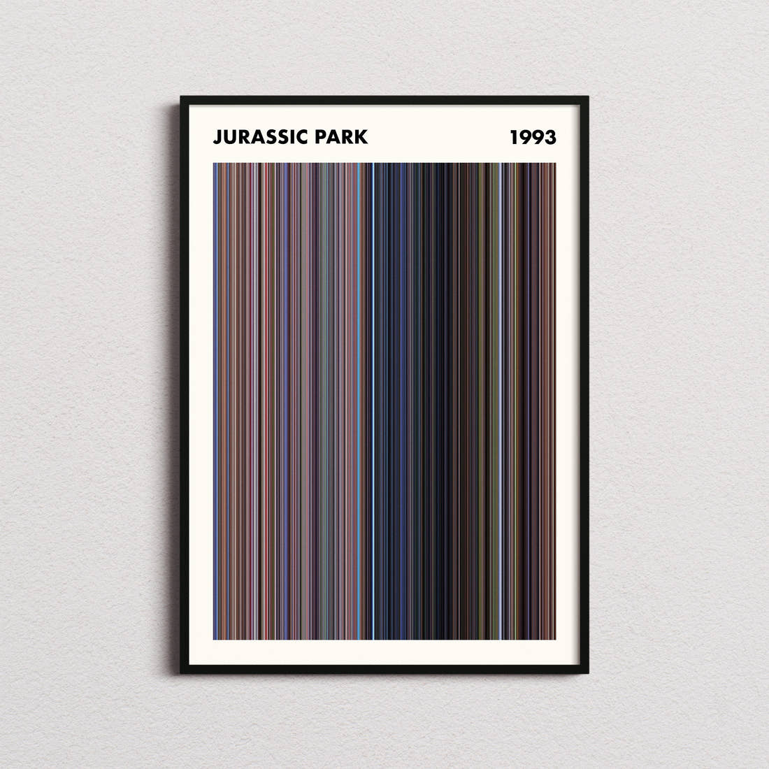 Jurassic Park print without credits — vertical