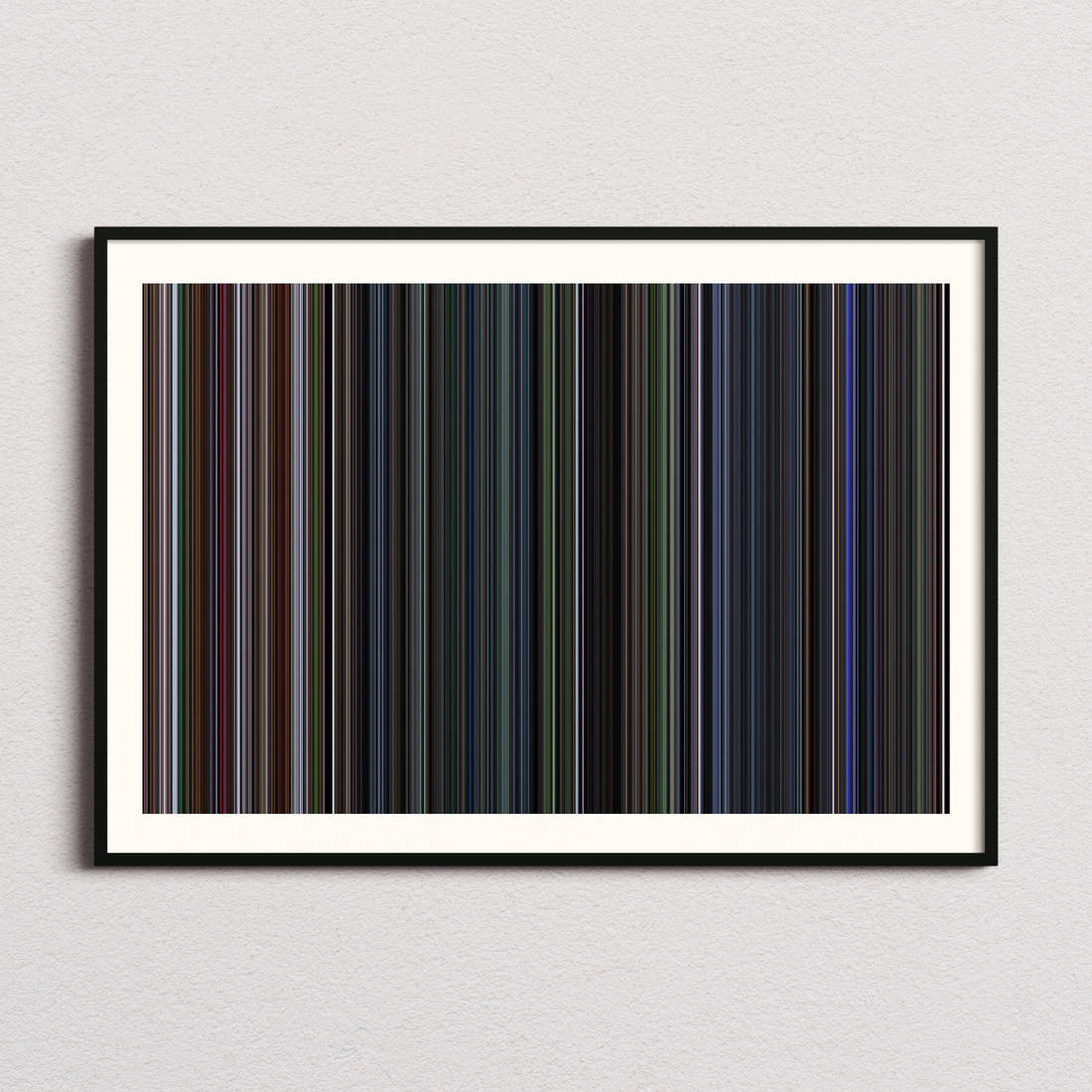 Jurassic Park III Movie Barcode Poster - Barcode Only