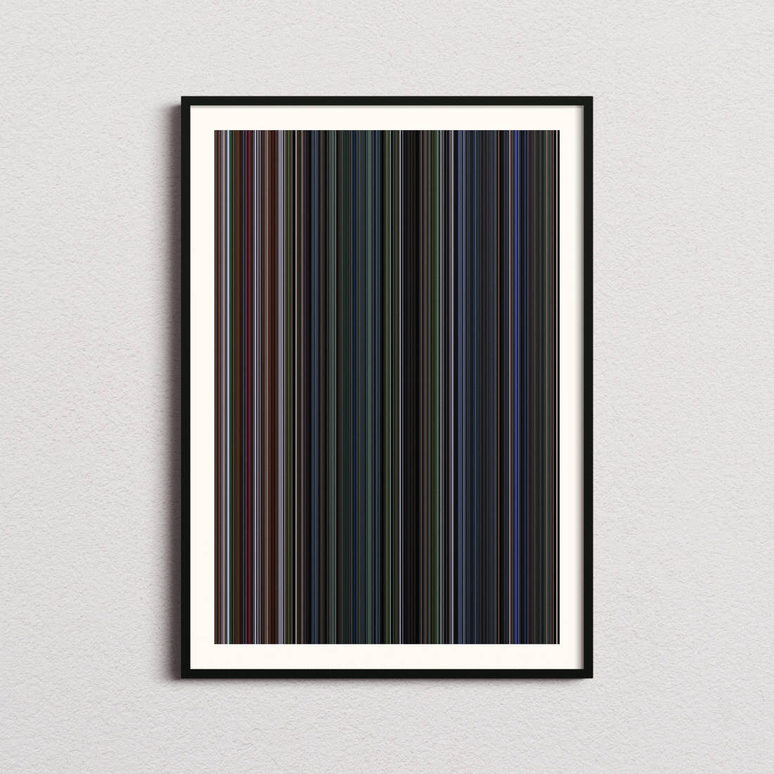 Jurassic Park III Movie Barcode Poster - Barcode Only