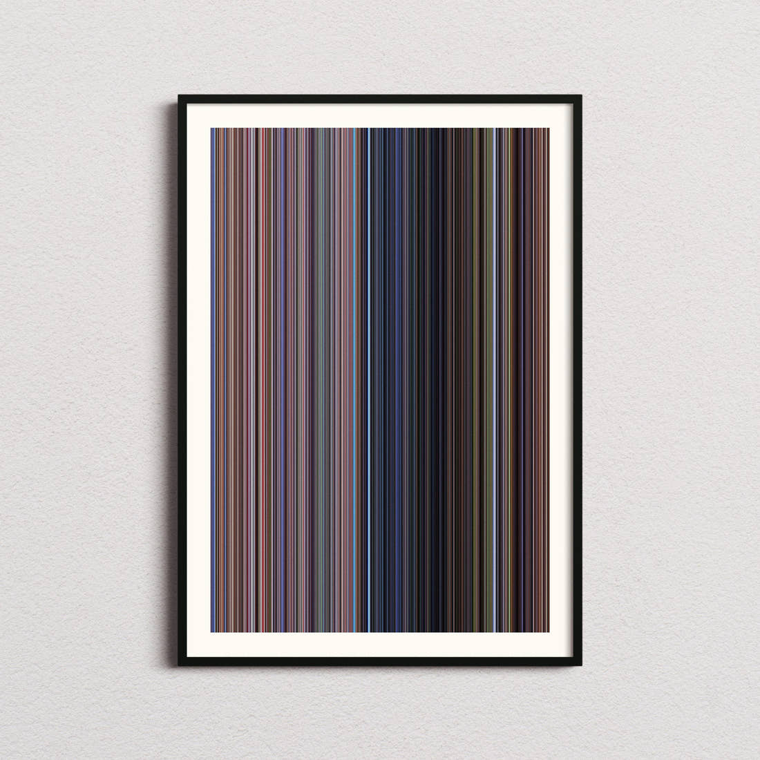 Jurassic Park Movie Barcode Poster - Barcode Only