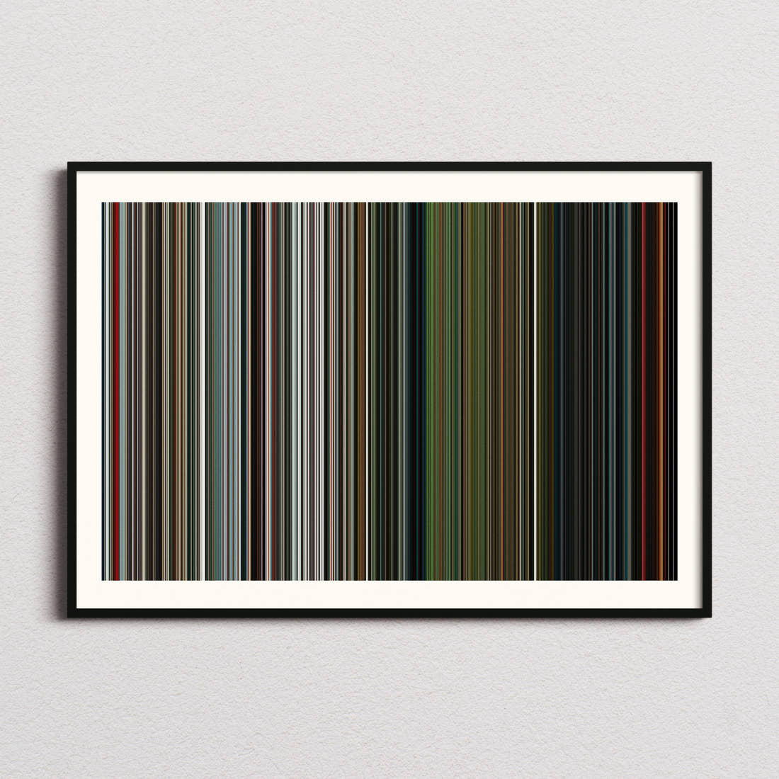 Jurassic World Rebirth Movie Barcode Poster - Barcode Only