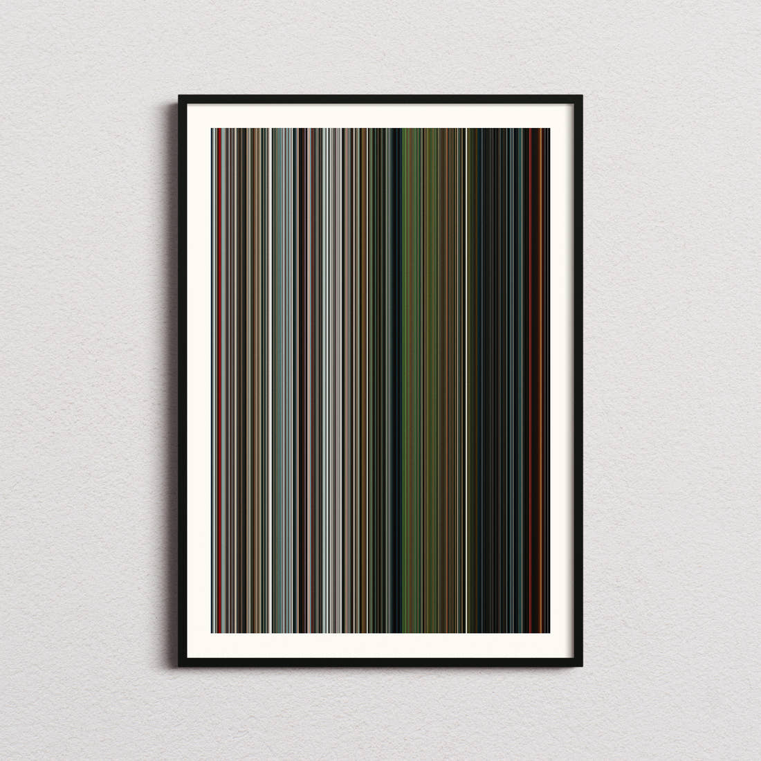 Jurassic World Rebirth Movie Barcode Poster - Barcode Only