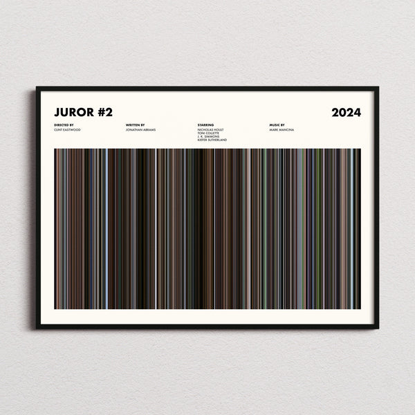Juror #2 Movie Barcode Poster