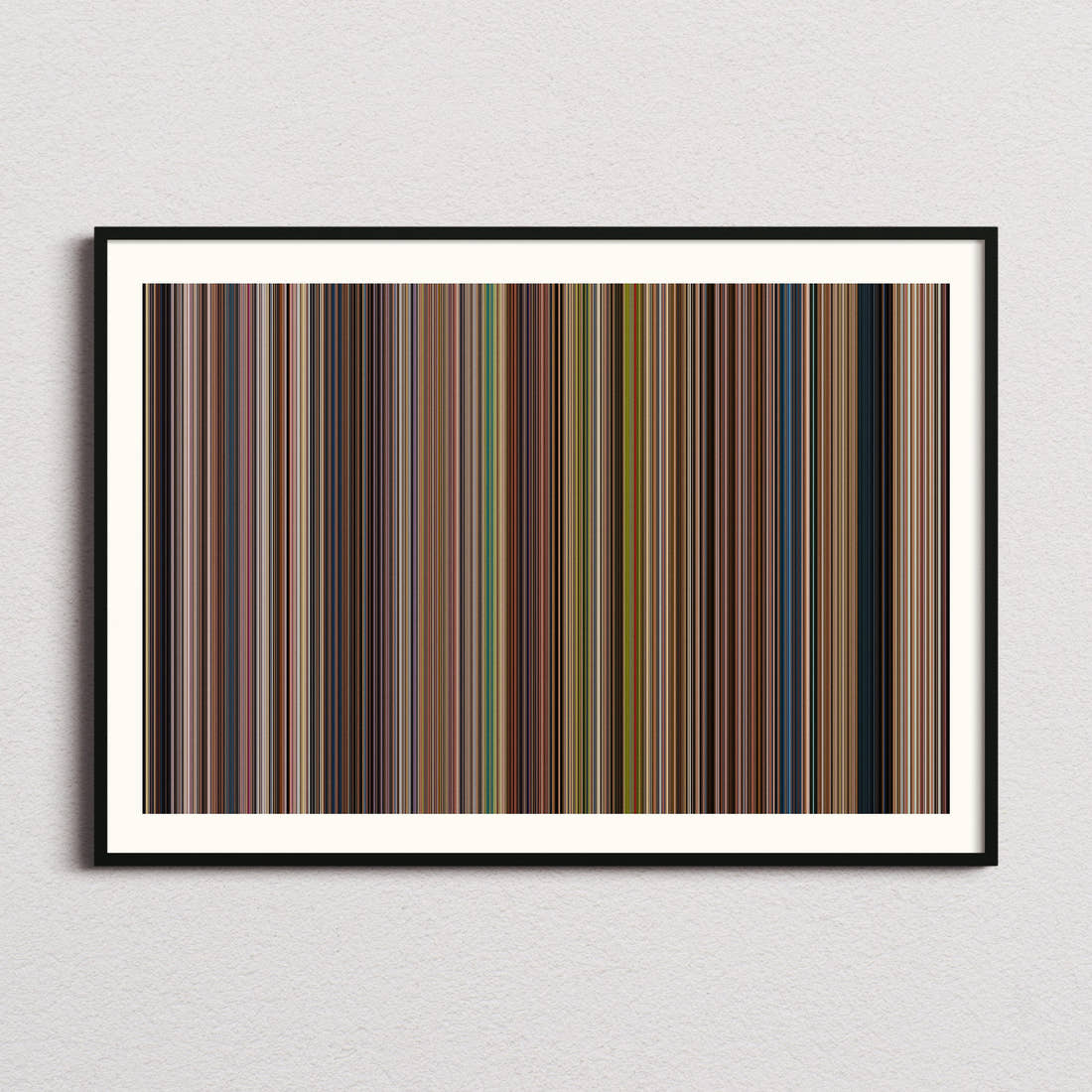 Just Go with It Movie Barcode Poster - Barcode Only