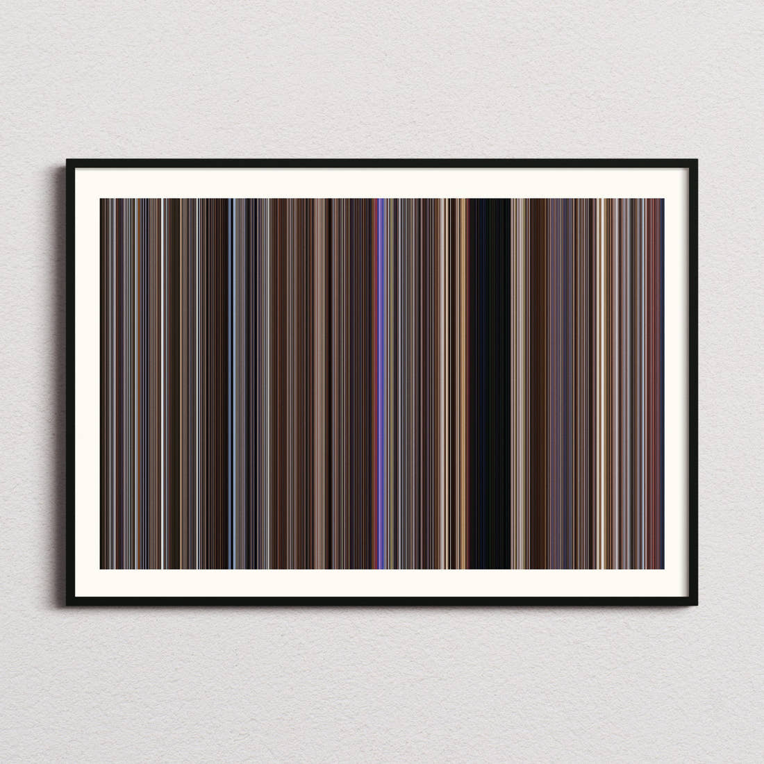 Kagemusha Movie Barcode Poster - Barcode Only