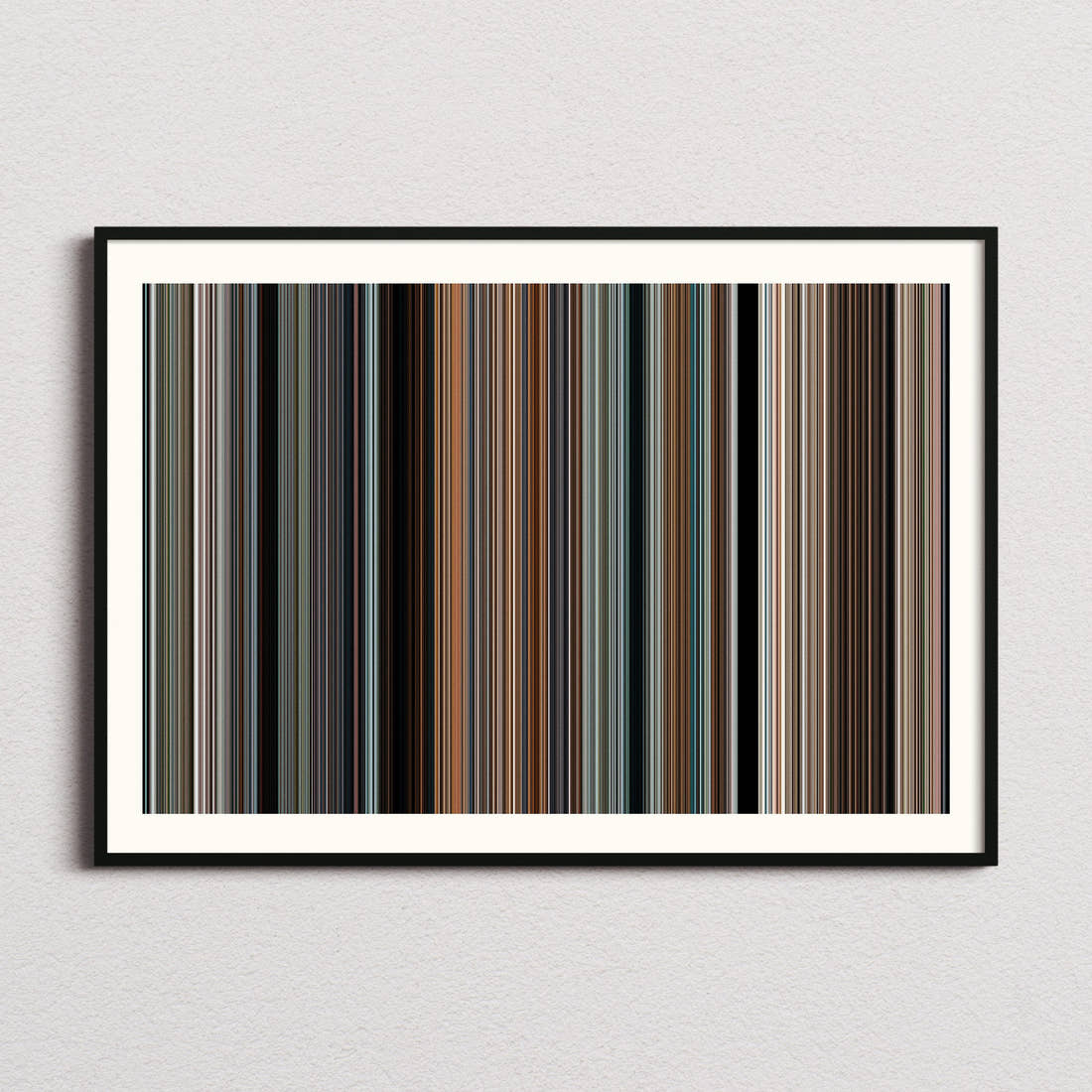 Kajillionaire Movie Barcode Poster - Barcode Only