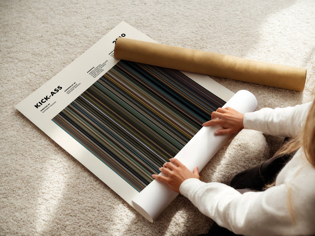 Kick-Ass Movie Barcode Poster
