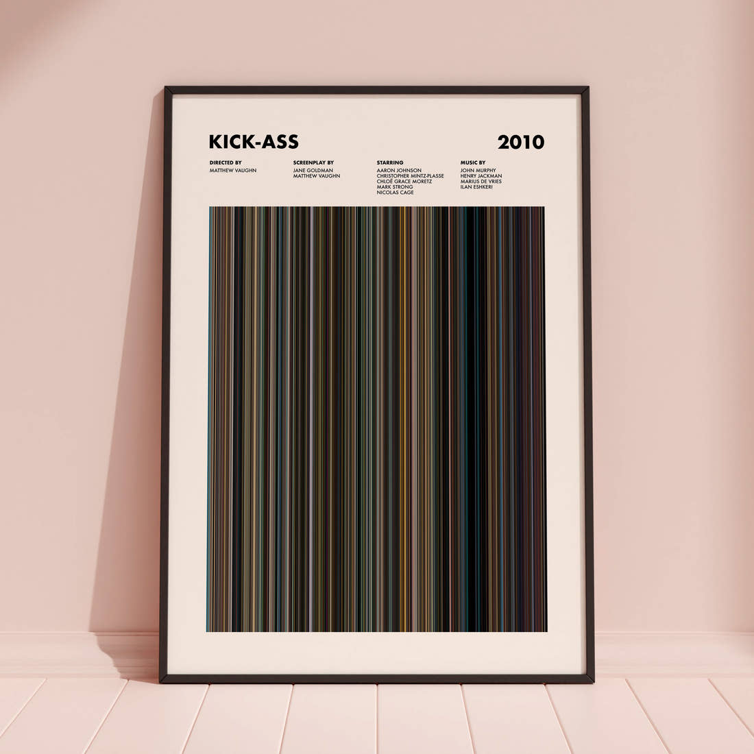 Kick-Ass Movie Barcode Poster