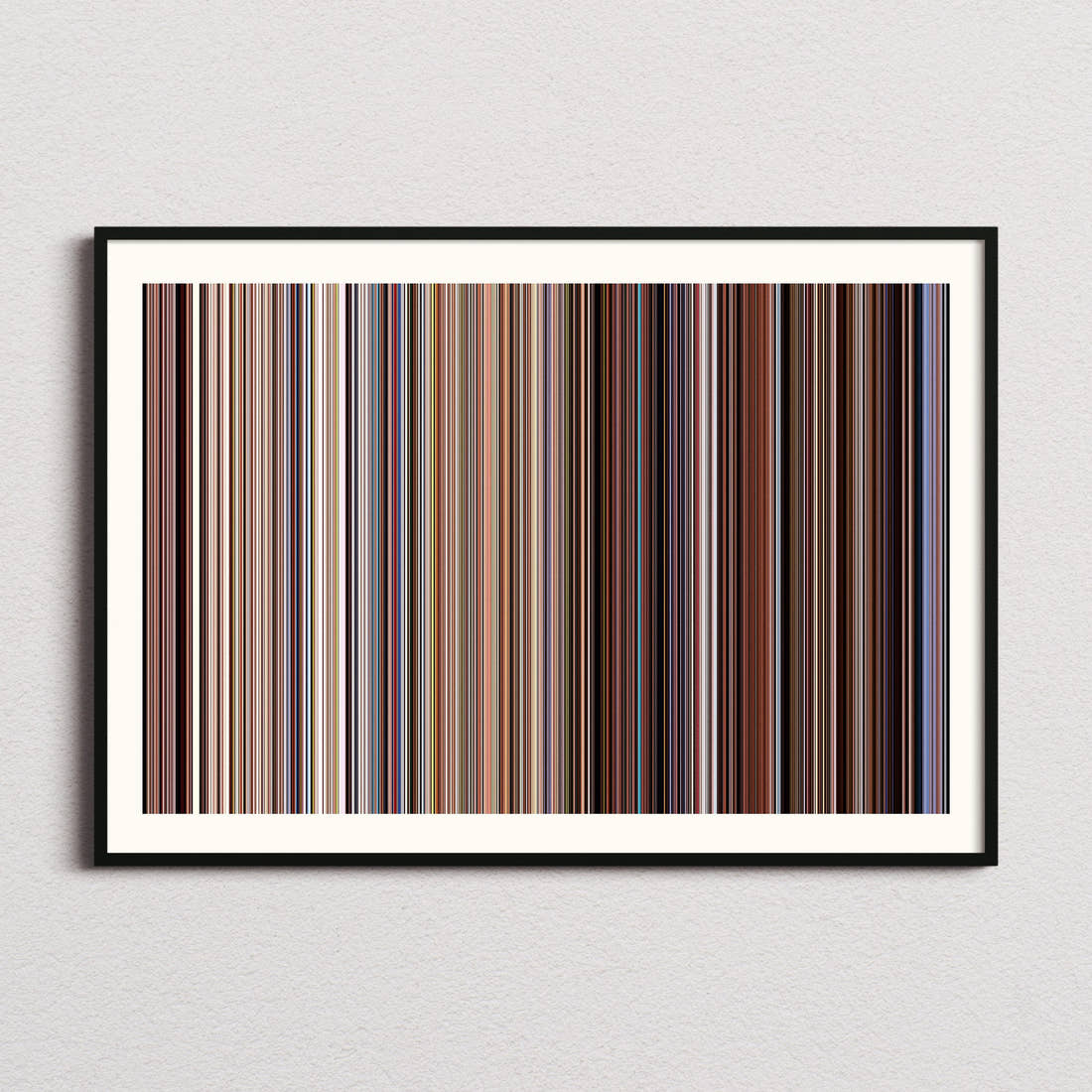 Kids Movie Barcode Poster - Barcode Only