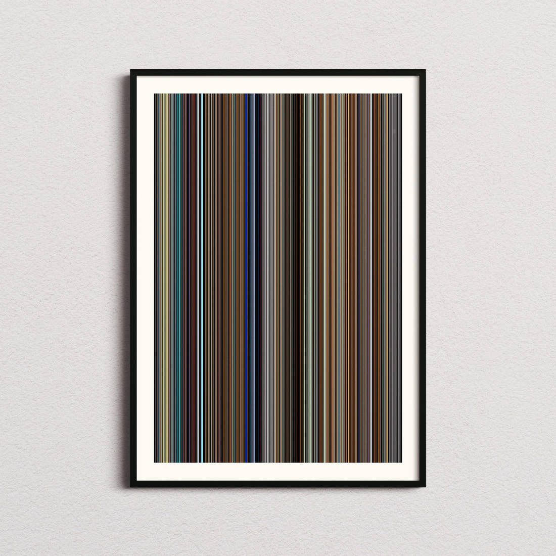 Kill Bill: The Whole Bloody Affair Movie Barcode Poster - Barcode Only
