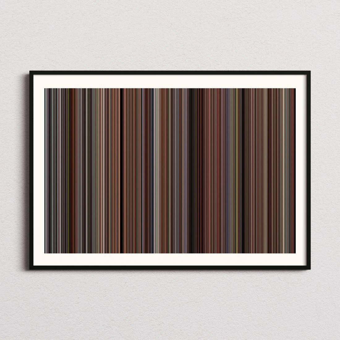 Kindergarten Cop Movie Barcode Poster - Barcode Only
