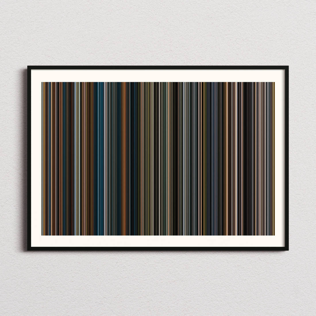 King Kong Movie Barcode Poster - Barcode Only