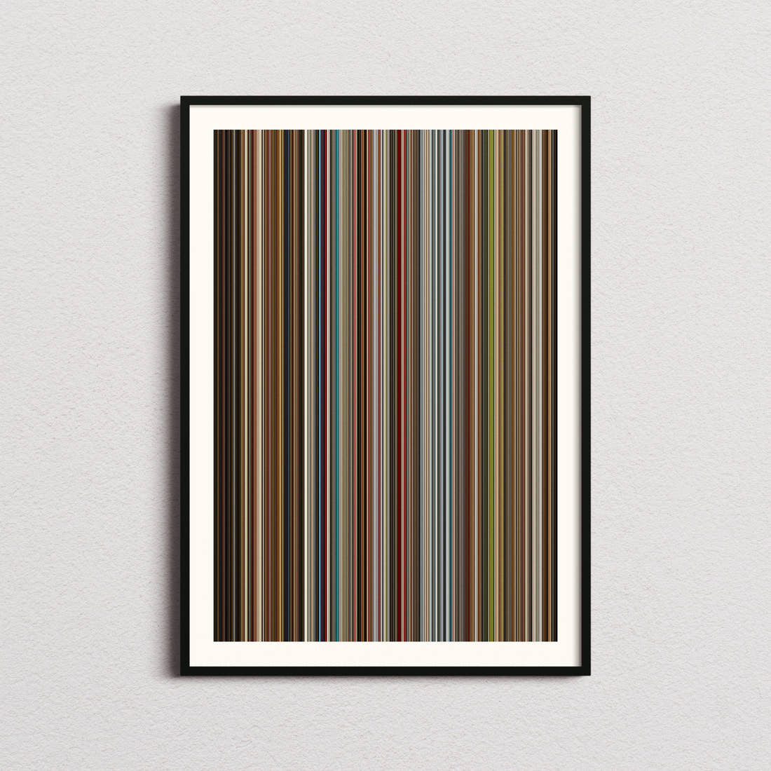 Kingsman: The Golden Circle Movie Barcode Poster - Barcode Only