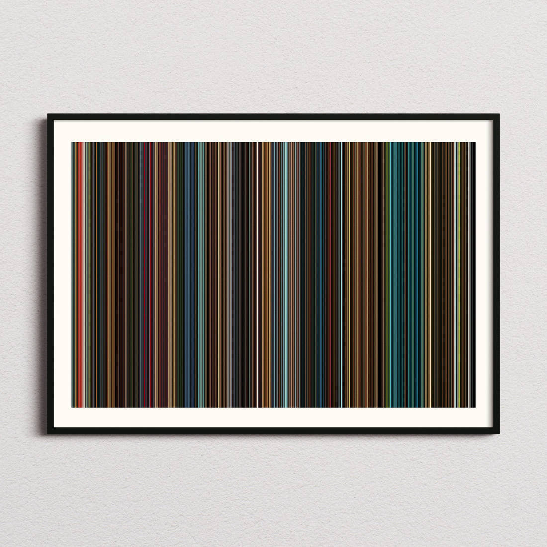 Kiss Kiss Bang Bang Movie Barcode Poster - Barcode Only