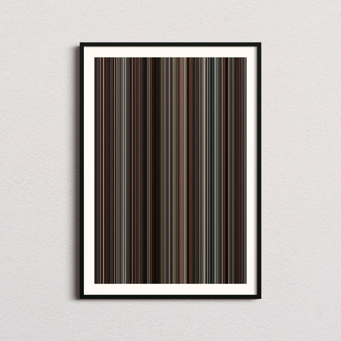 Knives Out Movie Barcode Poster - Barcode Only