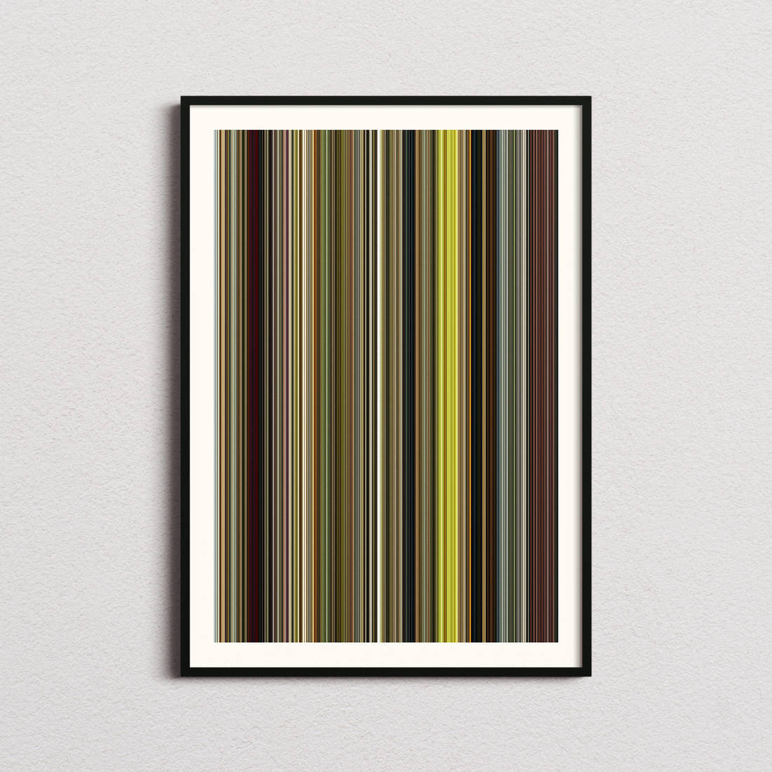 Kong: Skull Island Movie Barcode Poster - Barcode Only