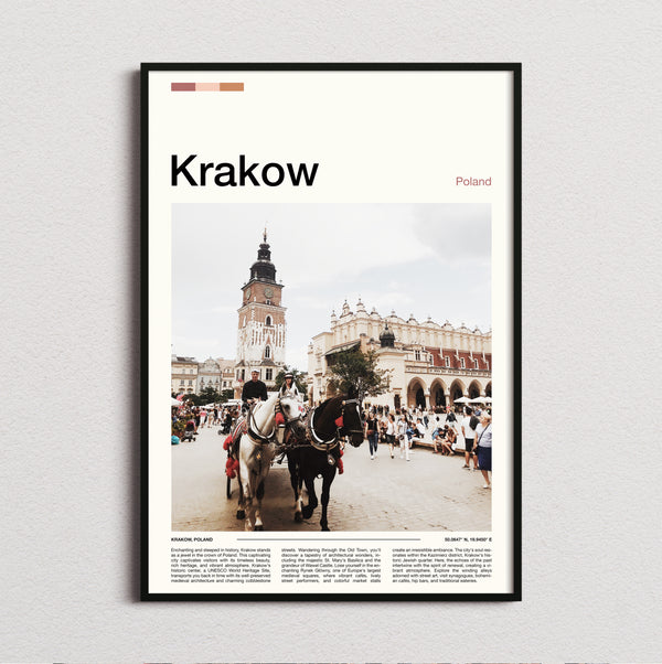 Krakow - Horse-Drawn Carriage - Travel Print